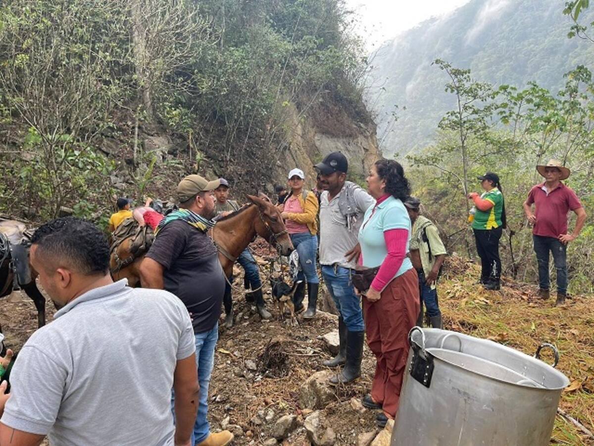Vía corregimiento El Aro-Ituango comenzó la construcción para reparar a la comunidad