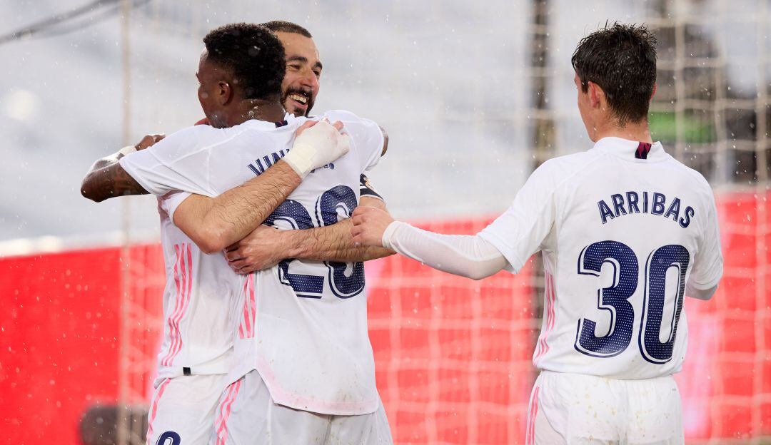 Real Madrid en su triunfo ante el Eibar