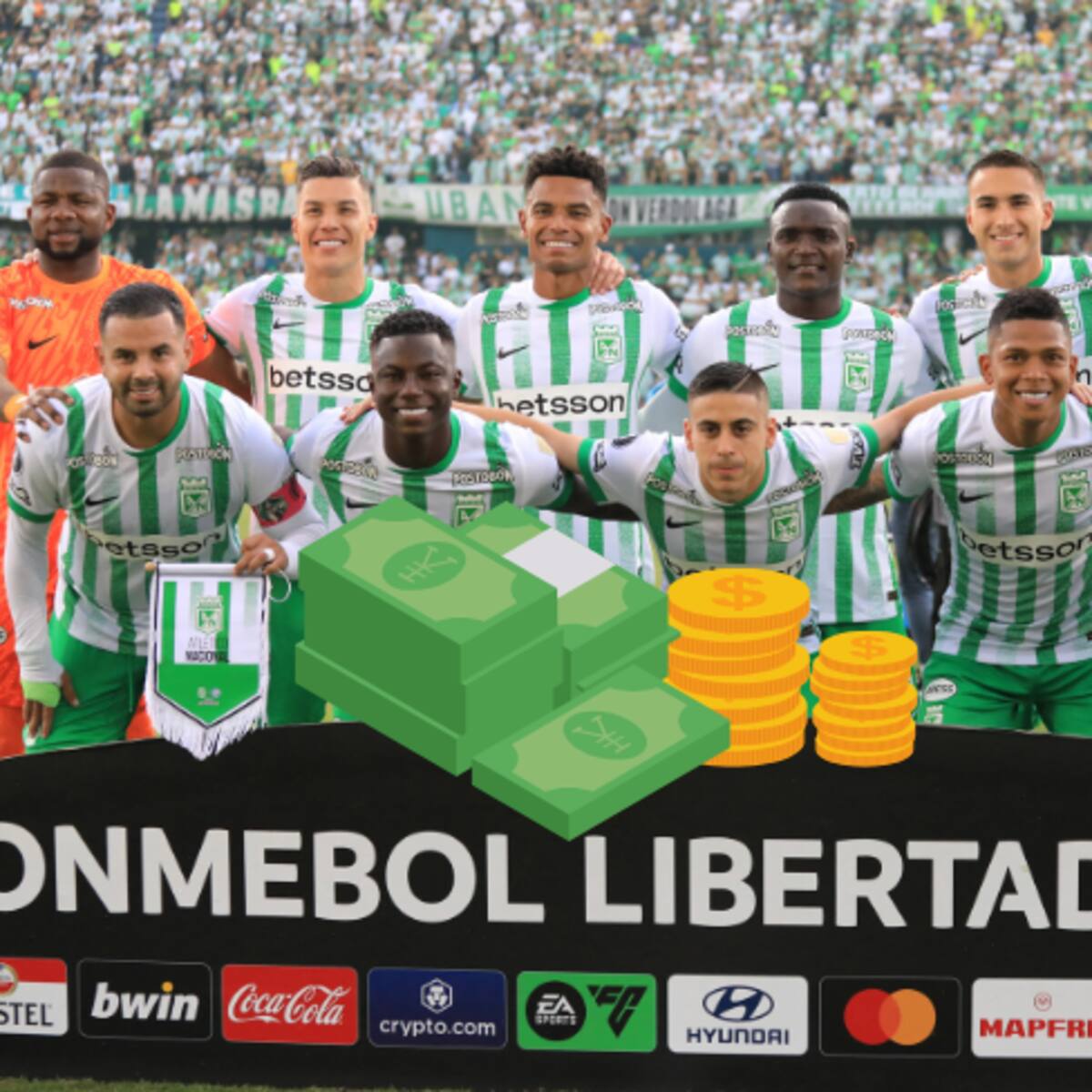 Copa Libertadores: Más de 1 millón USD recibió Atlético Nacional por clasificar a octavos de final