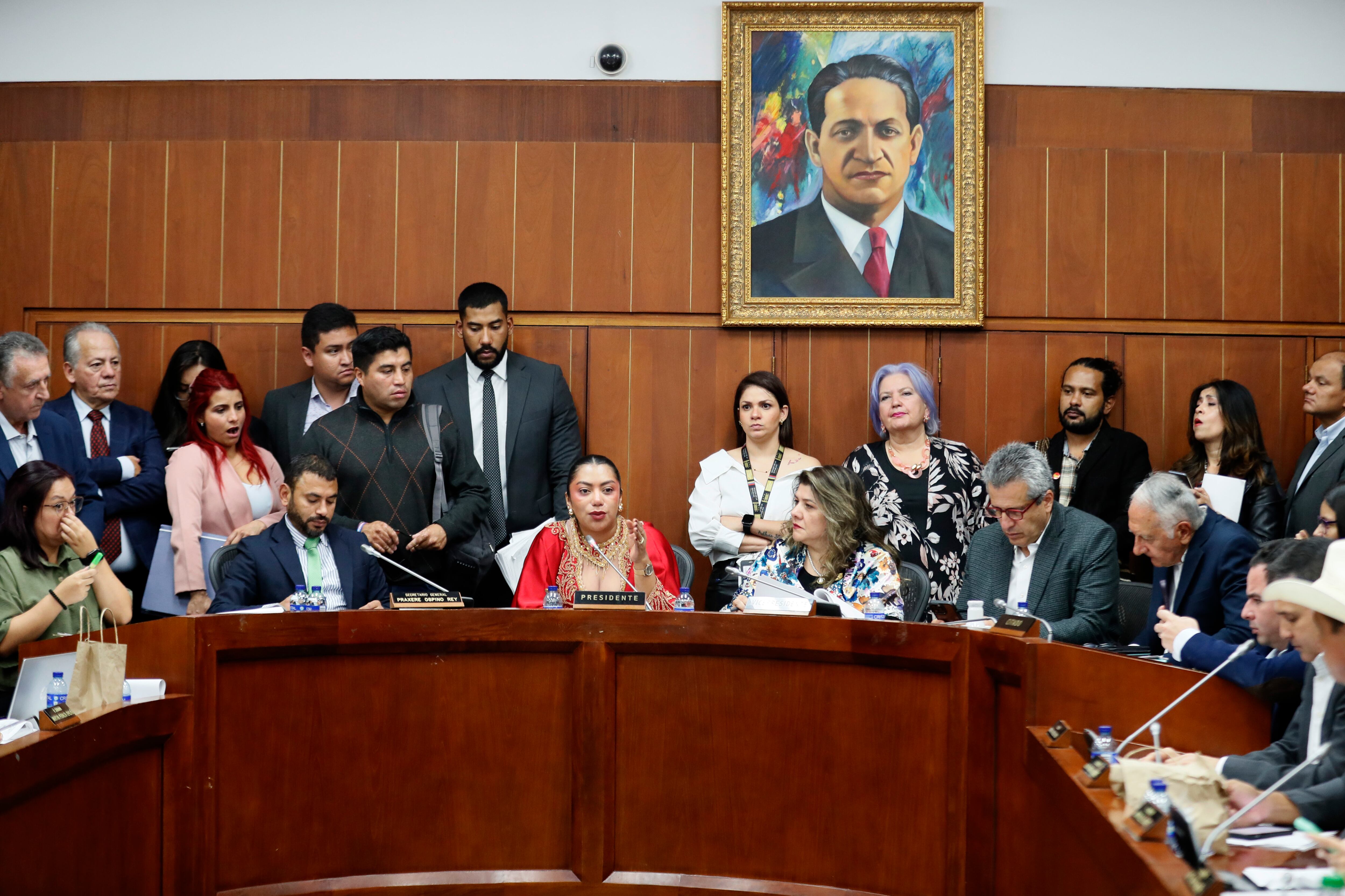 Recinto de la Comisión Séptima del Senado, donde se discutirá la Reforma a la Salud 2.0. Foto: EFE/ Carlos Ortega