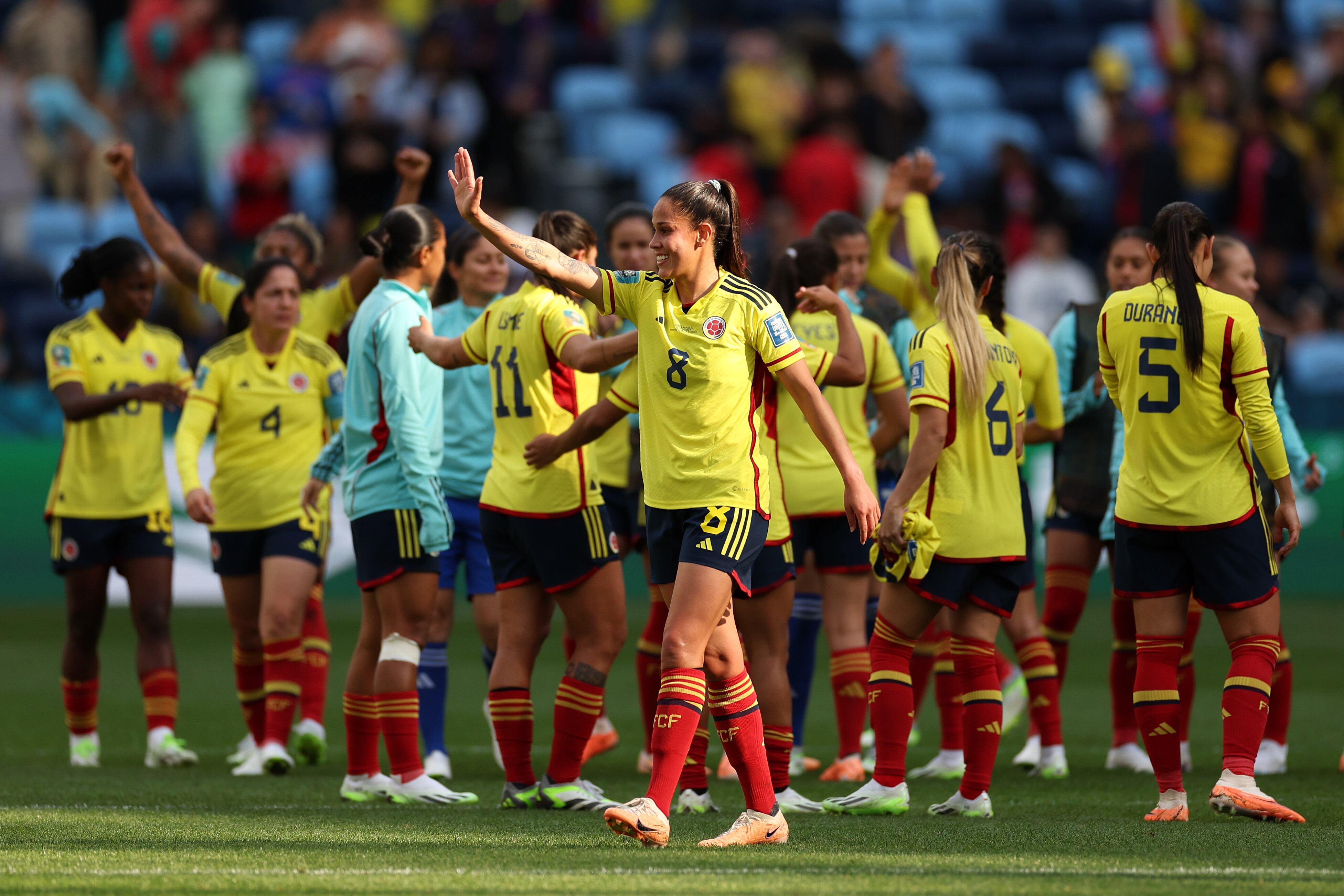 Marcela Restrepo con la Selección Colombia en el Mundial Femenino 2023 (Photo by Cameron Spencer/Getty Images)
