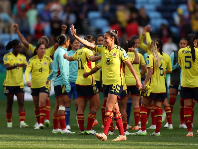 Marcela Restrepo con la Selección Colombia en el Mundial Femenino 2023