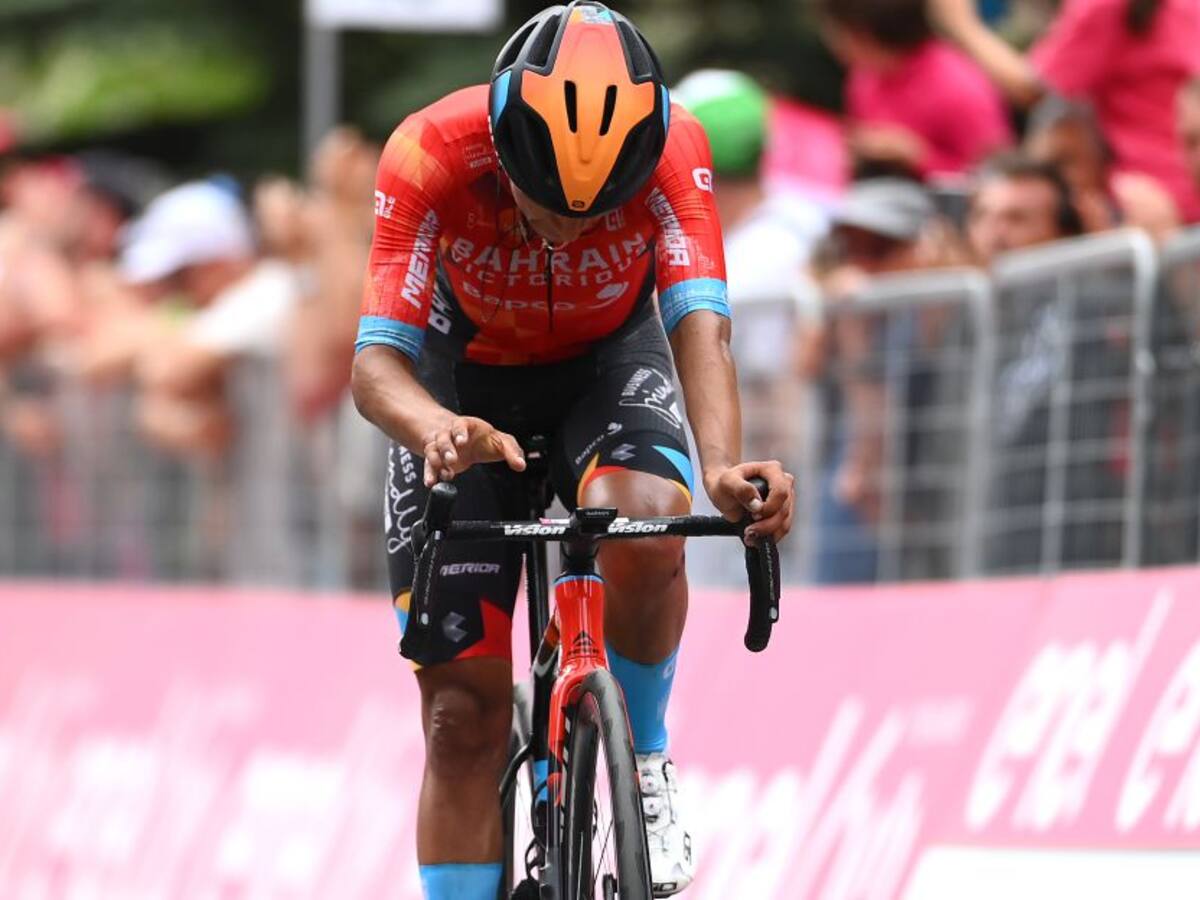 Santiago Buitrago, segundo en la etapa 15 del Giro; triunfo para Ciccone