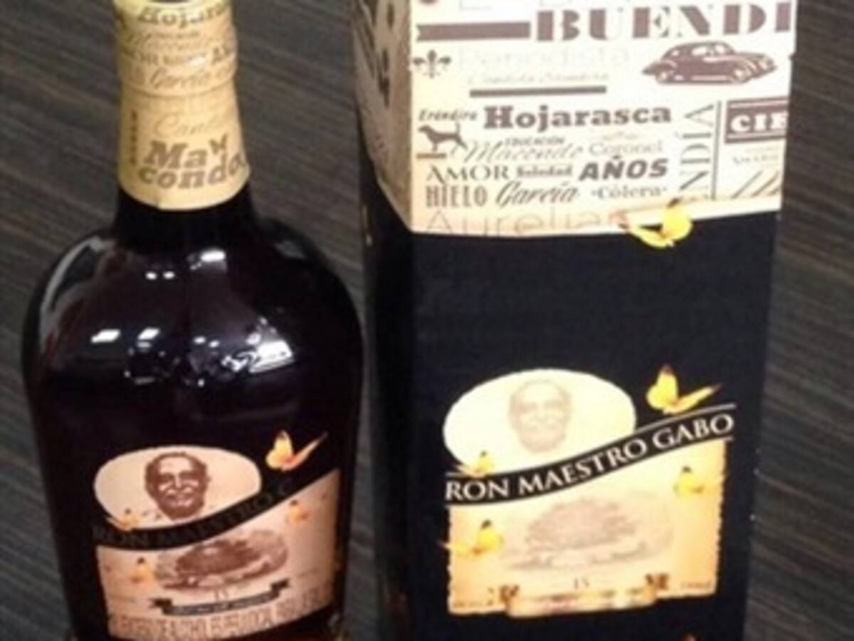 Fábrica de licores de Antioquia lanza un ron en homenaje a "Gabo"