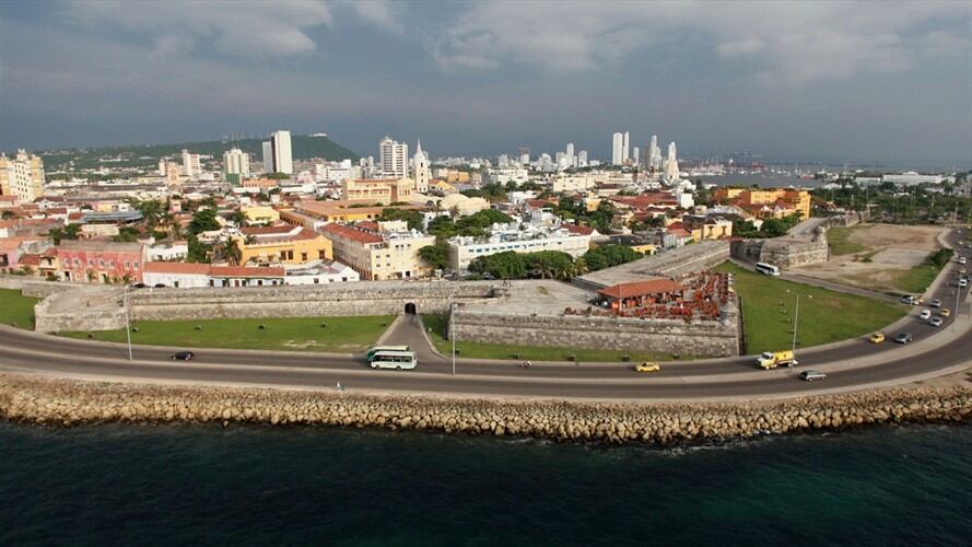 Funcionarios de Alcaldía de Barrancabermeja utilizaron viáticos para pasear en Cartagena | Vista aérea de Cartagena. Foto: Getty Images