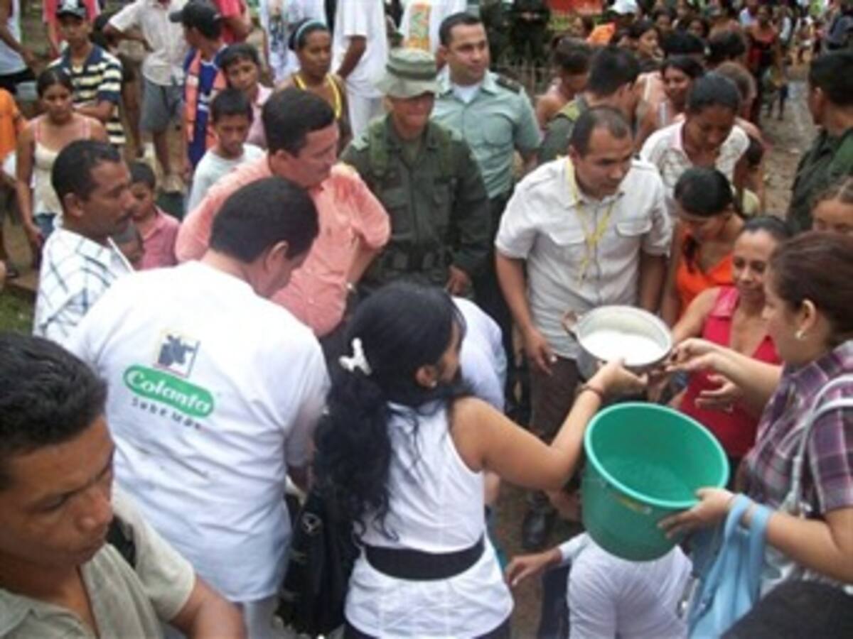 Hoy regalan 40.000 litros de leche en Bogotá