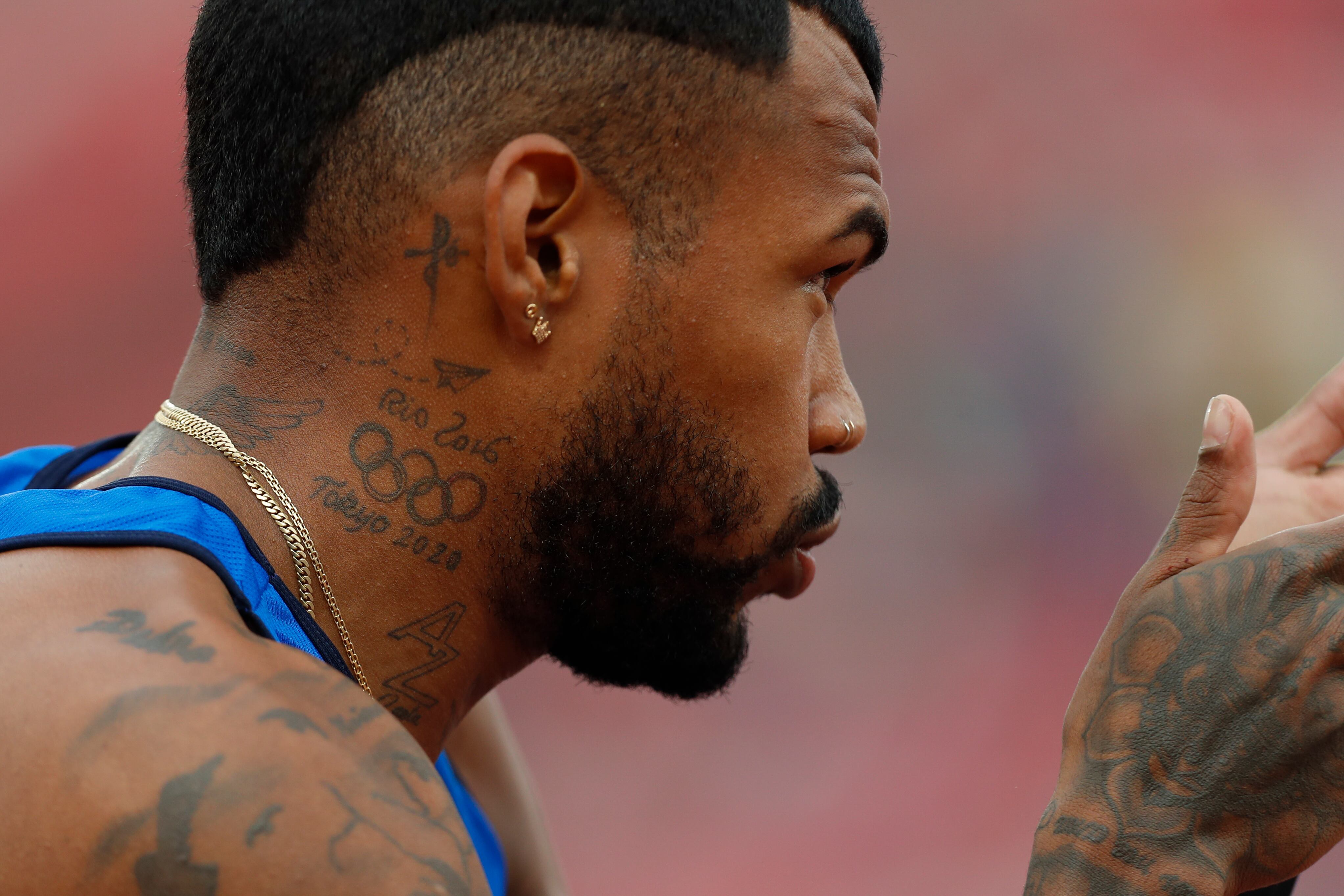 EVE4199. SANTIAGO (CHILE), 30/10/2023.- Anthony Zambrano de Colombia en la prueba 400m masculino hoy, durante los Juegos Panamericanos 2023 en Santiago (Chile). EFE/ Osvaldo Villarroel