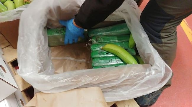 La droga incautada tenía un valor aproximado en Europa de 323 millones de dólares. Foto: Armada Nacional