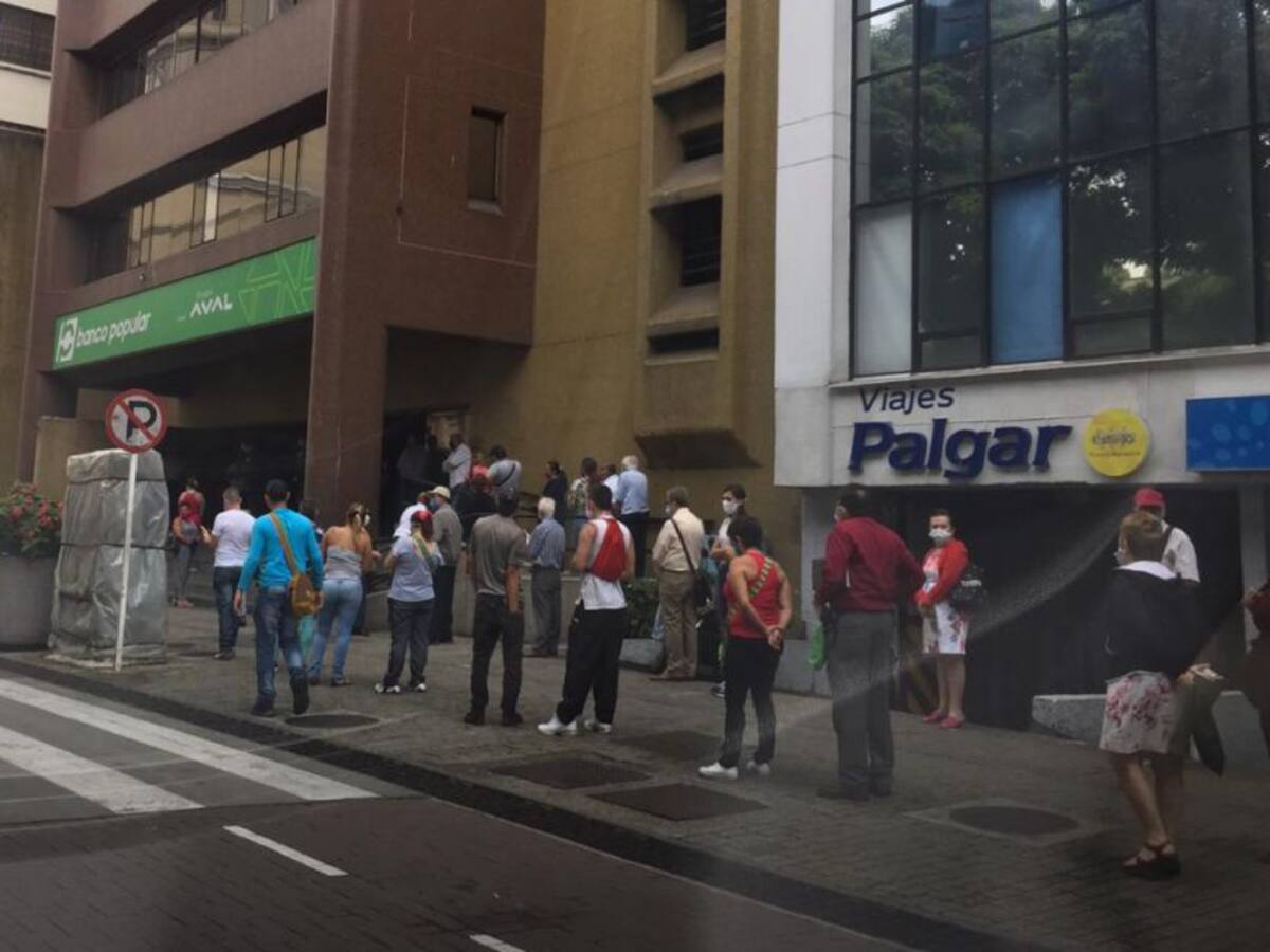 Bancos de Pereira no estarían cumpliendo protocolos de bioseguridad