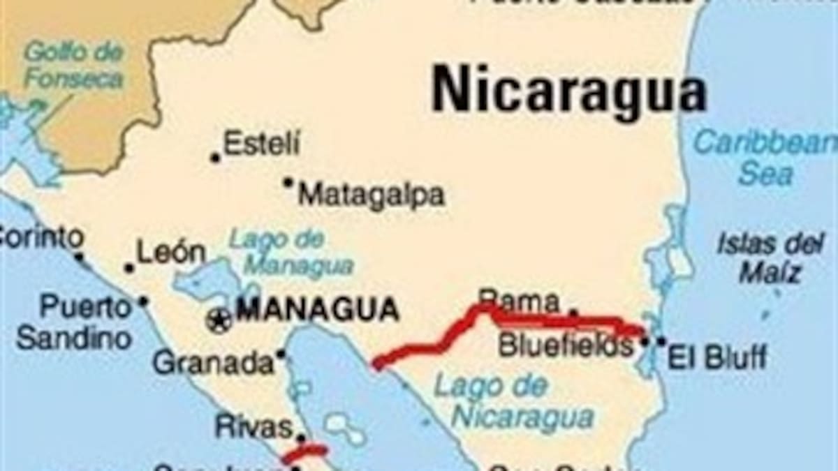 Nicaragua presenta proyecto para construir canal entre océanos Atlántico y Pacífico