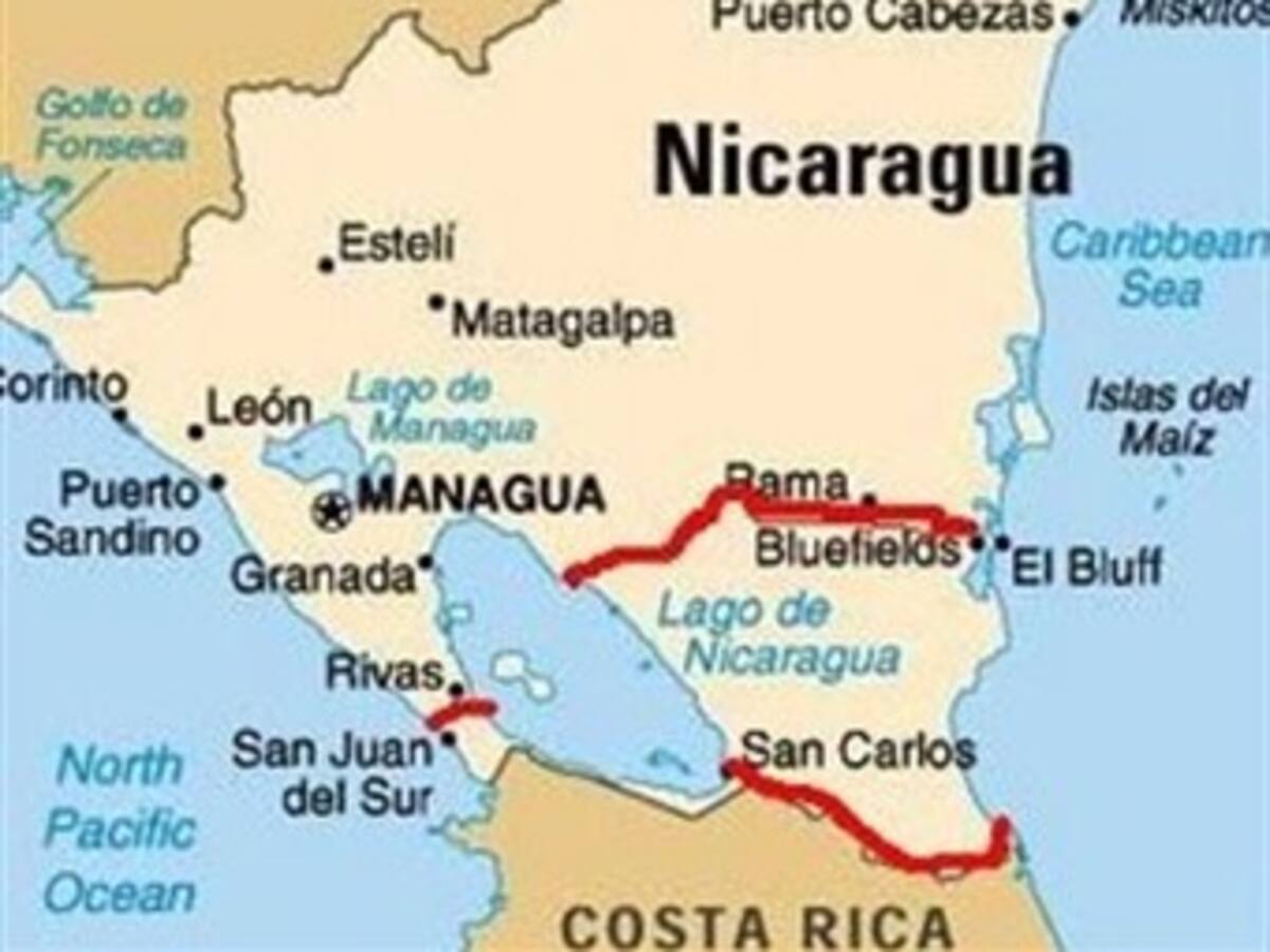Nicaragua presenta proyecto para construir canal entre océanos Atlántico y Pacífico