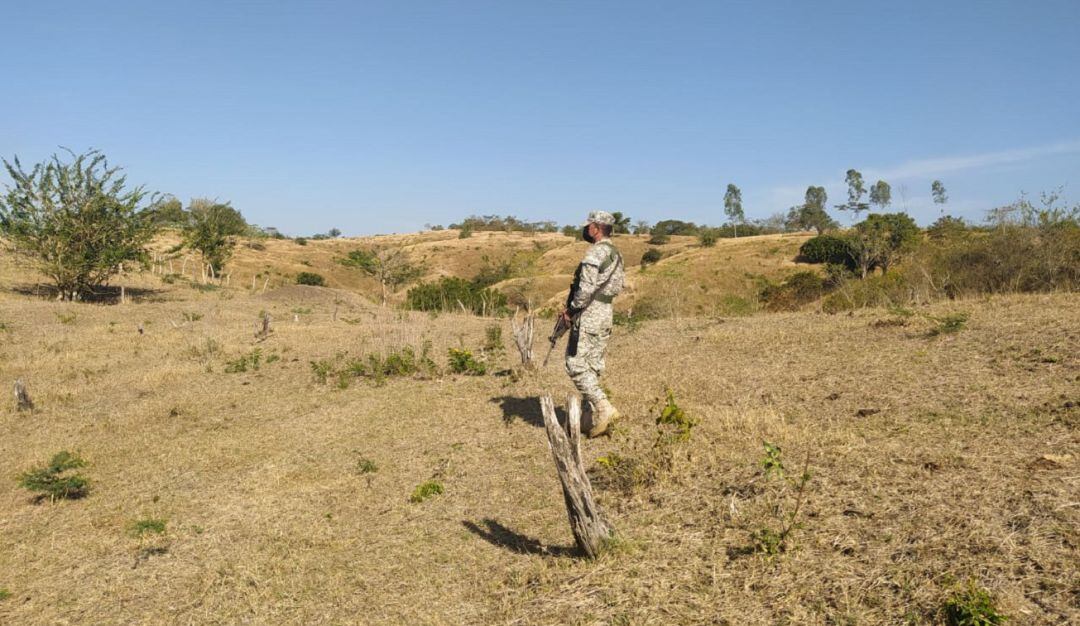 La Infantería de Marina realiza patrullajes en El Salado