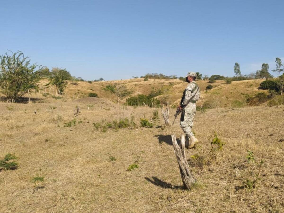 Pie de fuerza en El Salado se redujo por inseguridad en el sur de Bolívar