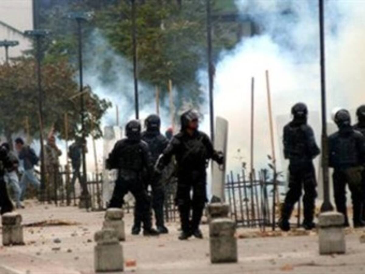Tercer día consecutivo de protestas en universidades públicas de Bogotá