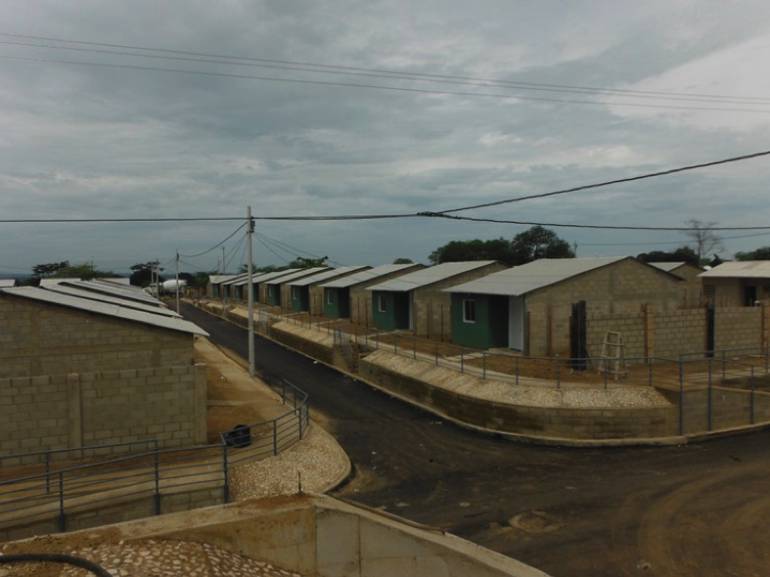 Las casas entregadas a los damnificados de Las Compuertas