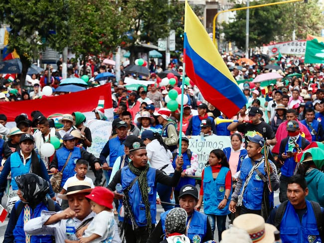 Así reaccionaron senadores del Gobierno y la oposición a las movilizaciones en Bogotá