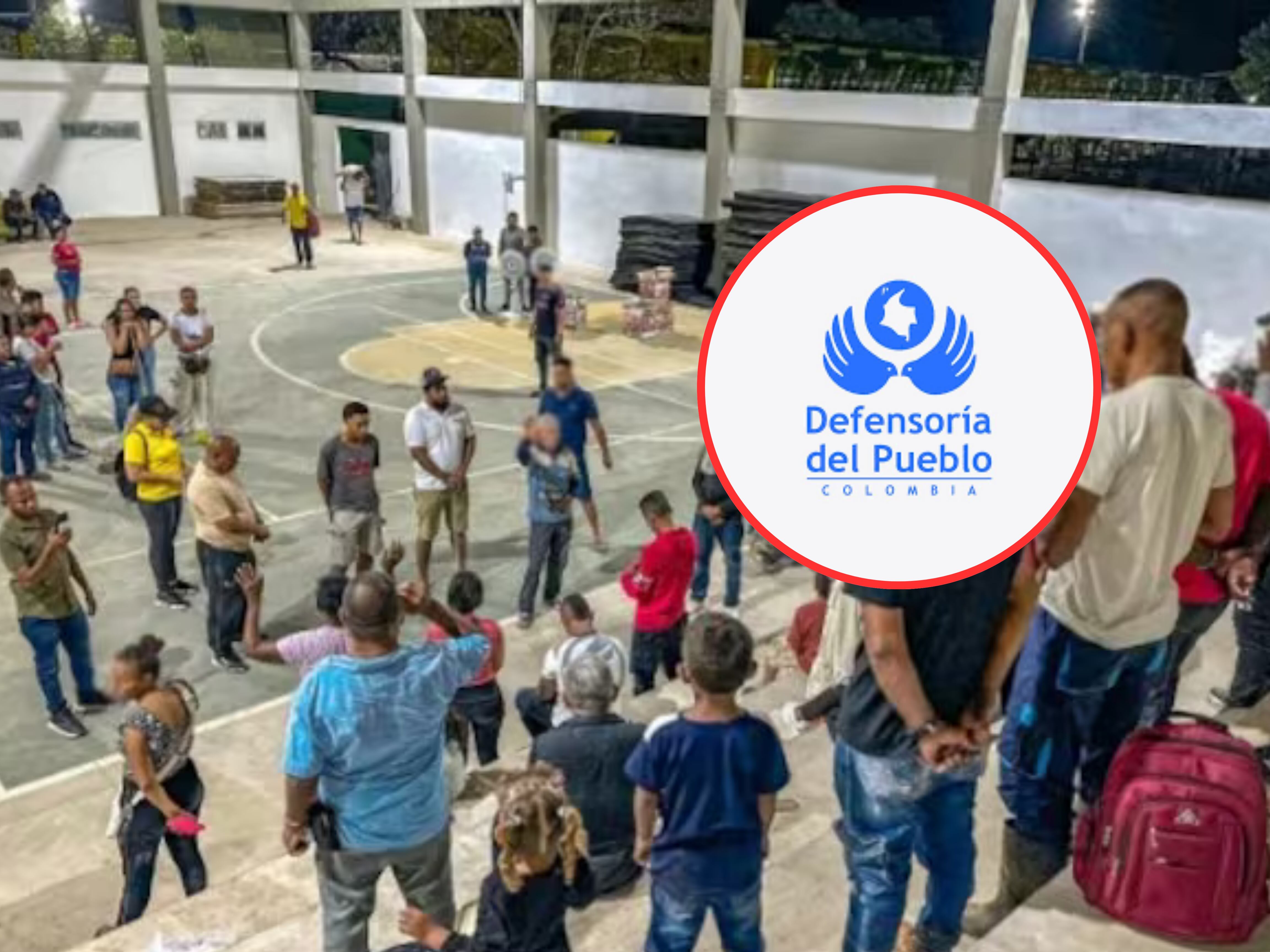 Defensoría del Pueblo alertó crisis humanitaria en Antioquia.