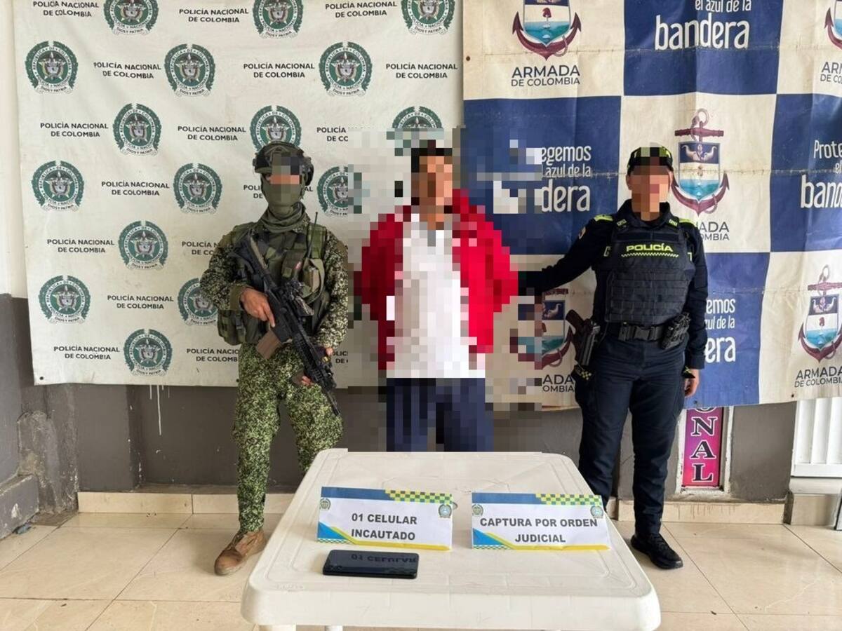 En Bolívar Armada capturó a ‘Ayapel’, sindicado como presunto integrante del Clan del Golfo