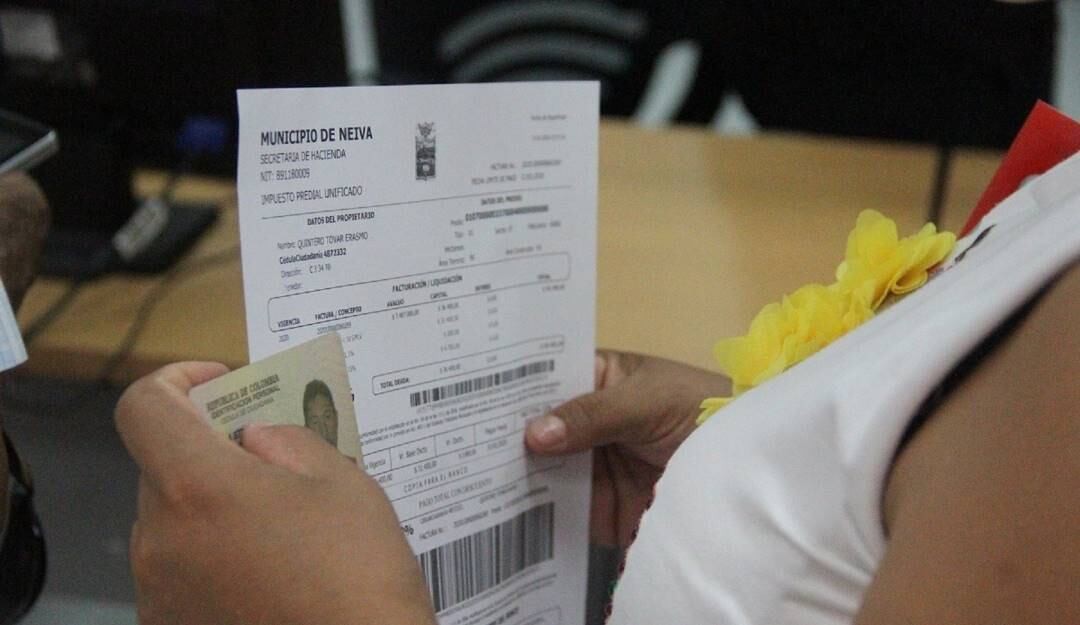 Foto: Archivo-Recaudo impuesto predial Neiva