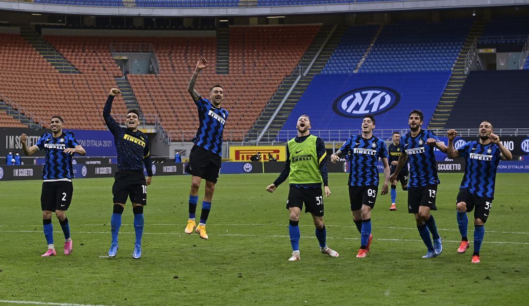 Inter celebra su título con goleada a Sampdoria