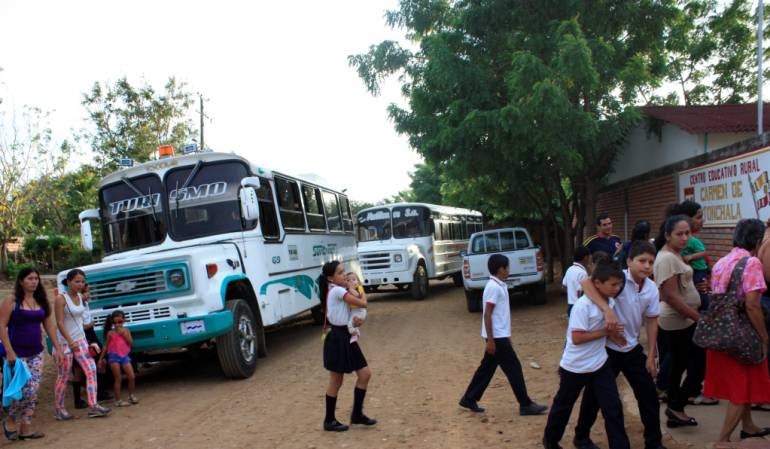 Transporte escolar rural / Foto: Archivo
