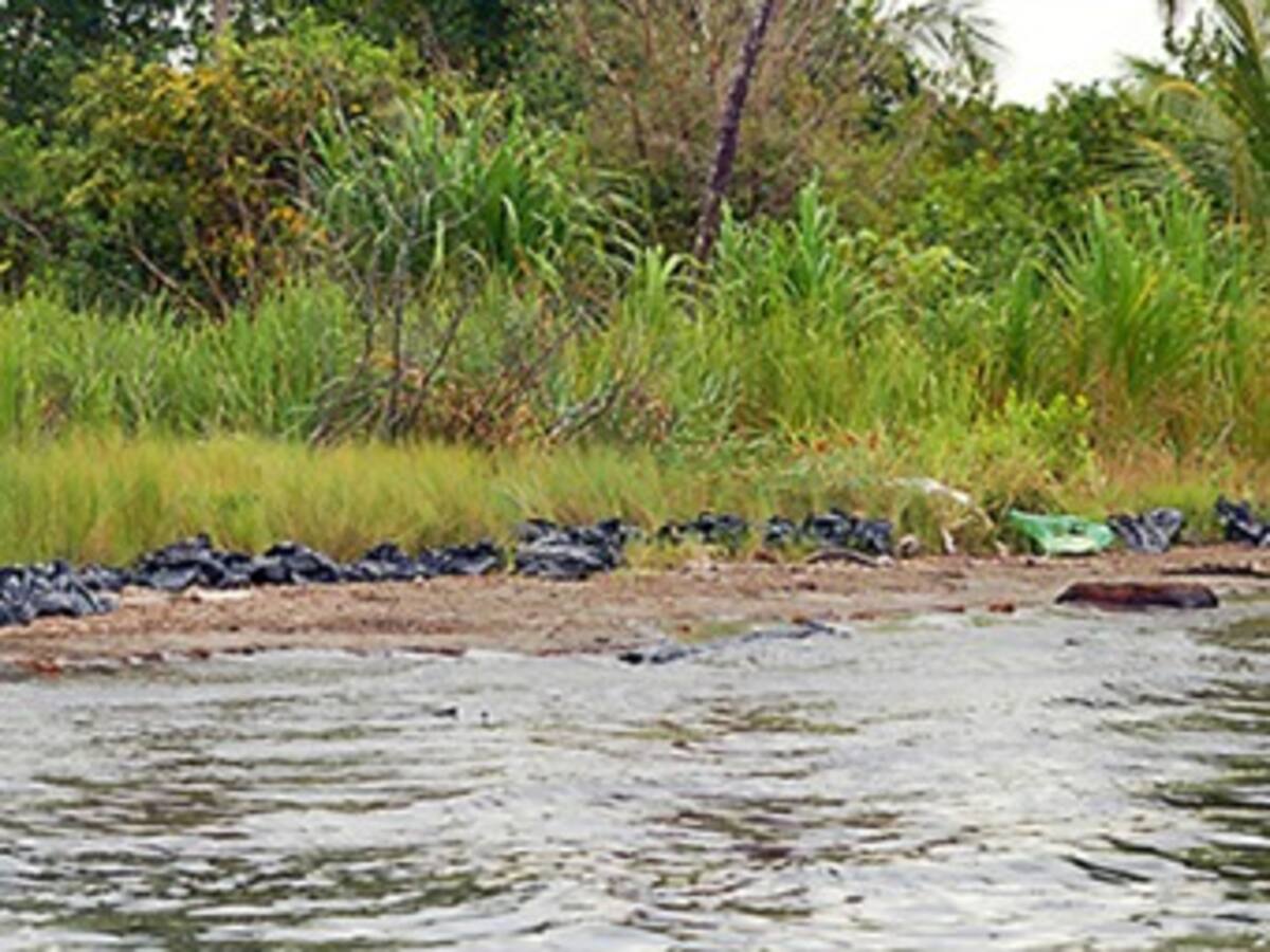 Derrame de petróleo en zona rural de Sincelejo provoca daño ambiental