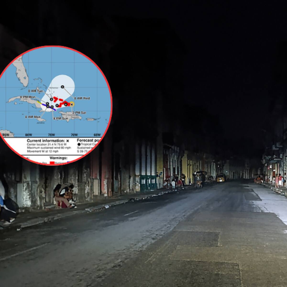 En medio de apagones, Cuba se prepara para la llegada del huracán Óscar