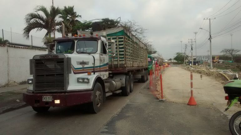 Los transportadores denunciaron graves problemas de movilidad en las vías de acceso al Puerto de Barranquilla