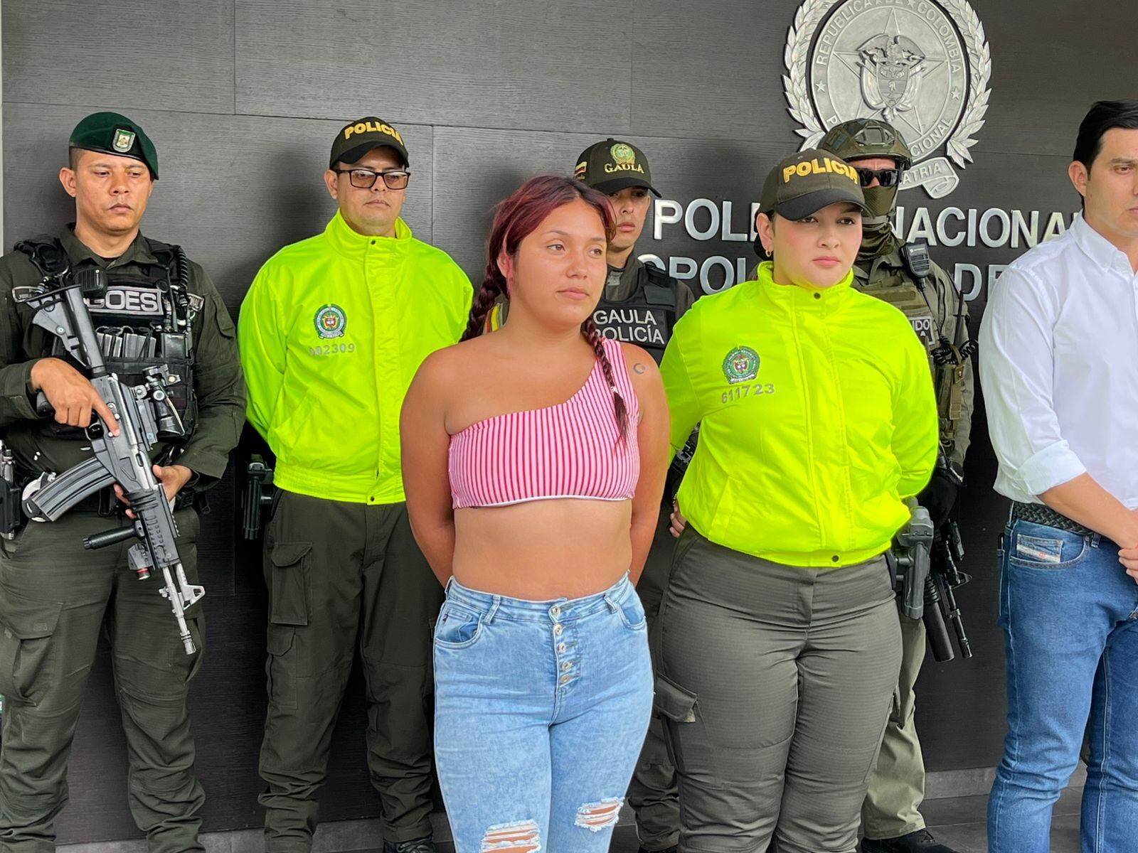 Alias "Isabela", presunta mano derecha de "Saúl", cabecilla de los AK47.