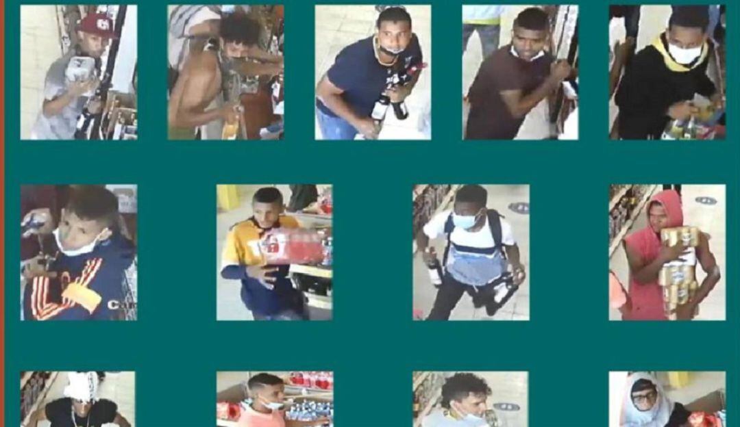 cartel de los más buscados por vandalismo