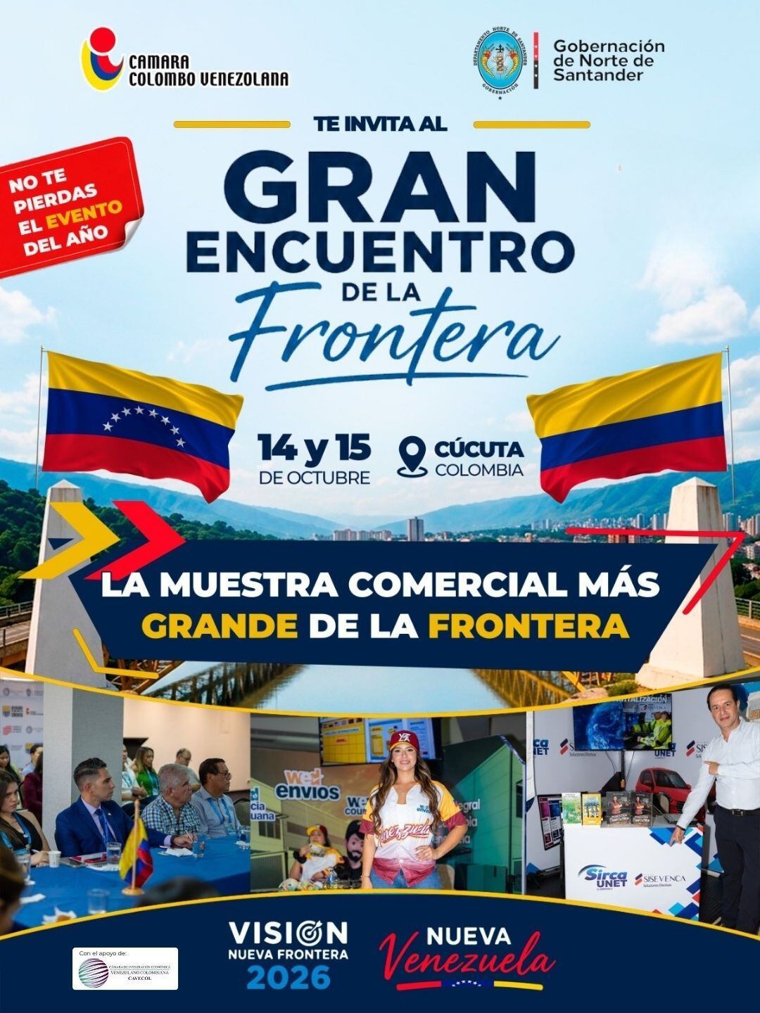 Empresarios colombo venezolanos se reunirán en Cúcuta para hablar de reactivación /Foto Cortesía