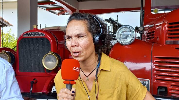 Ministra del Deporte, Astrid Rodríguez