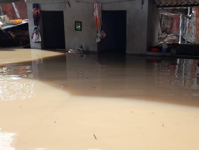 Creciente súbita inundó 30 viviendas en Cimitarra