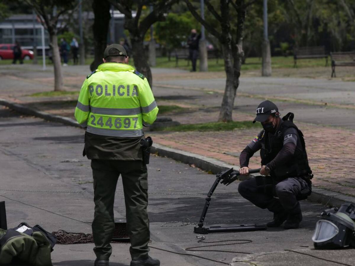 Fue detonado de forma controlada un paquete sospechoso en Bogotá