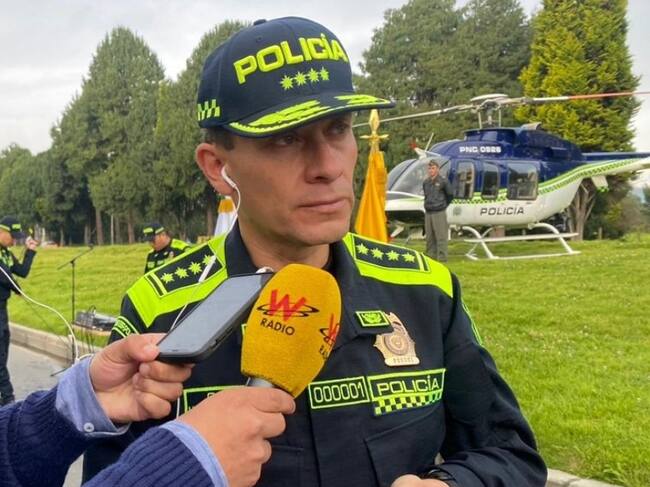 General Henry Sanabria, director de la Policía Nacional. Foto: W Radio