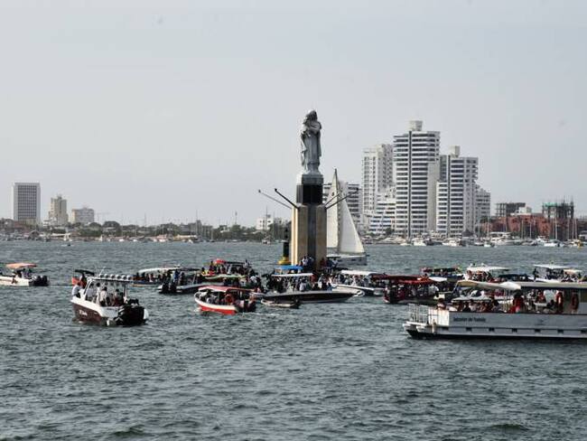Se realizó procesión náutica en honor a la Virgen del Carmen en Cartagena