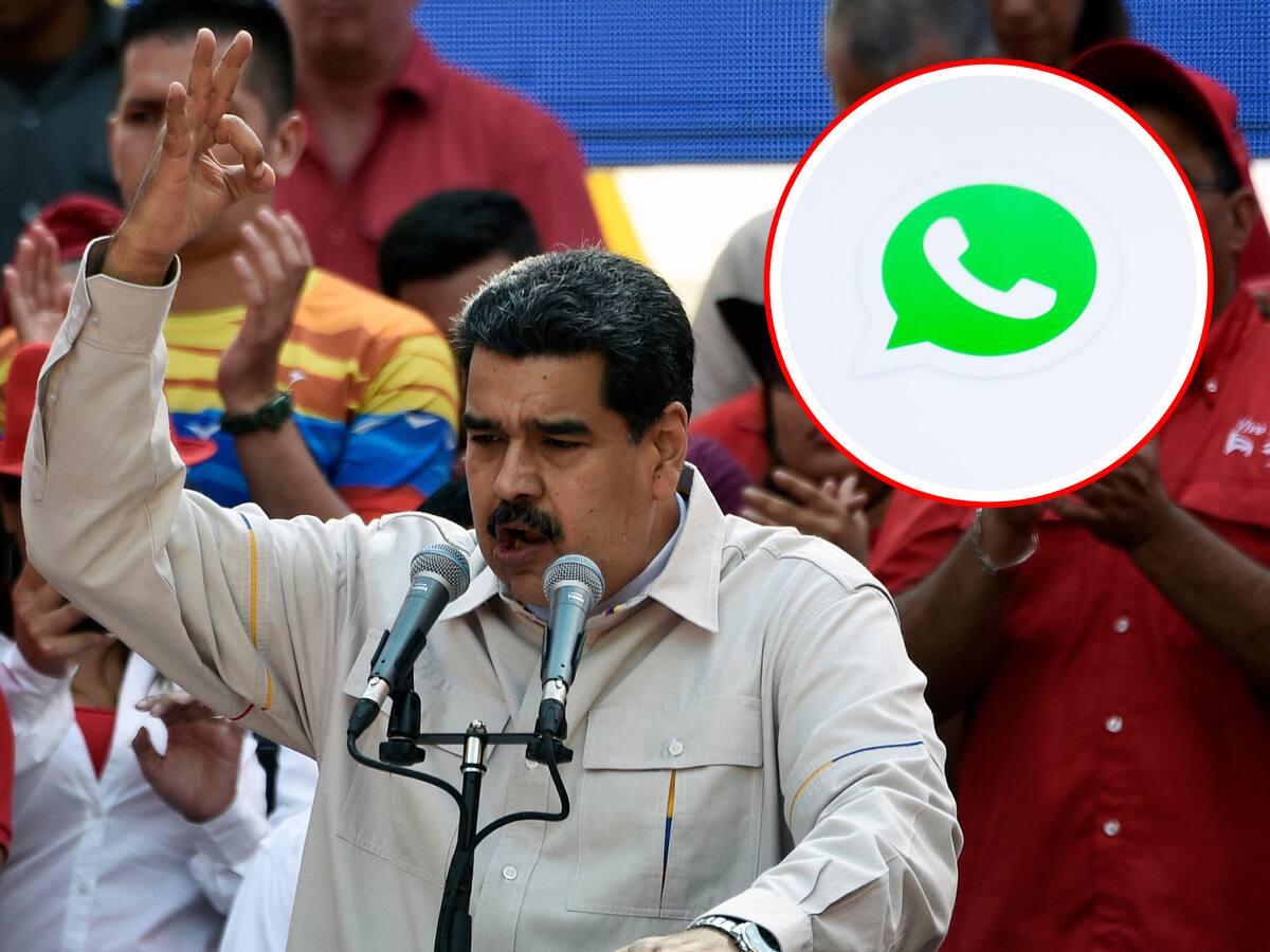 Maduro anuncia “retiro gradual” de WhatsApp en Venezuela