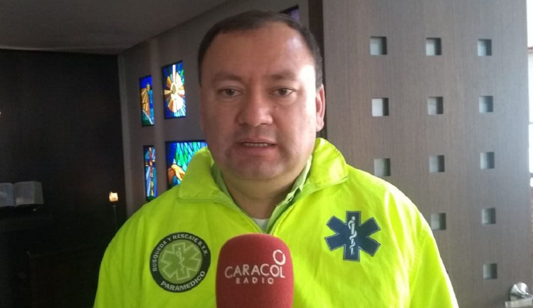Luis Fernando López Gómez, coordinador de la línea de emergencia en salud 123.