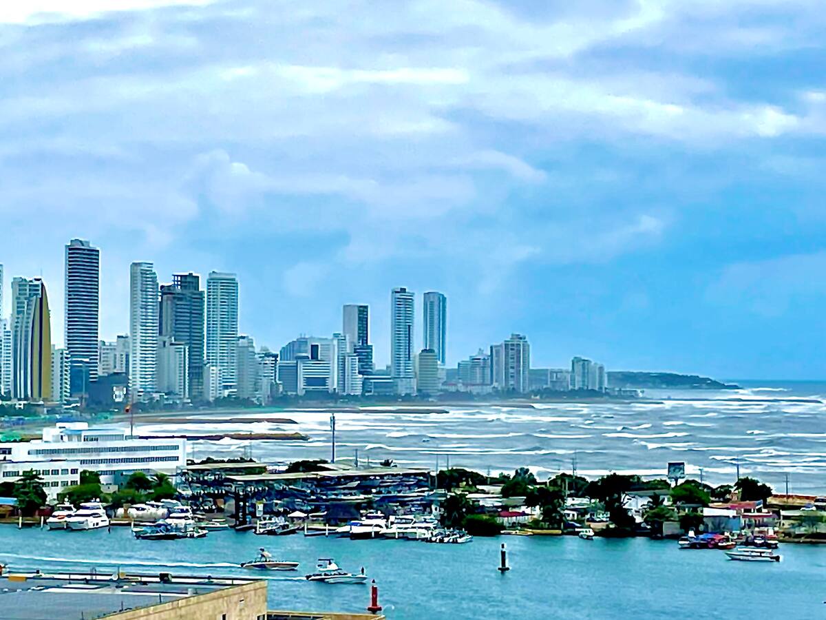 Mar de leva se metió en el sector turístico de Cartagena