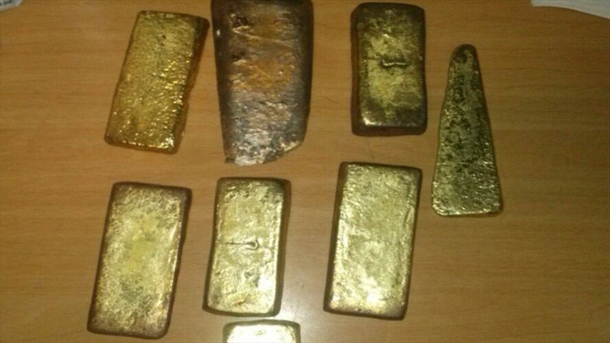 Por primera vez en Colombia se realizará extinción de dominio a metales preciosos obtenidos mediante minería ilegal,. Foto: Cortesía de la Policía Nacional.