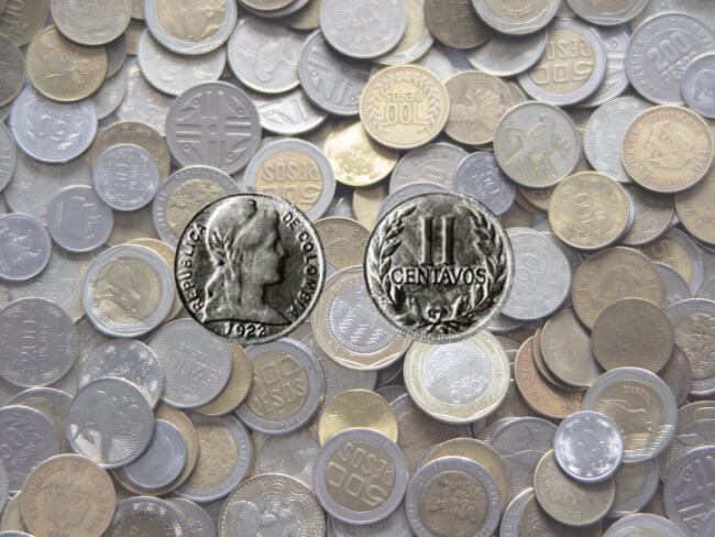 Monedas colombianas, imagen de referencia (Getty Images).