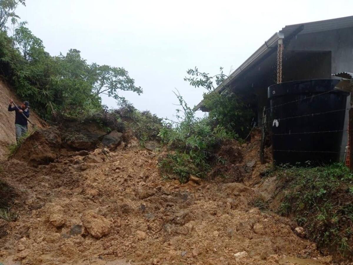 Las fuertes lluvias de las últimas horas dejan 70 personas afectadas en Samaná ,Caldas