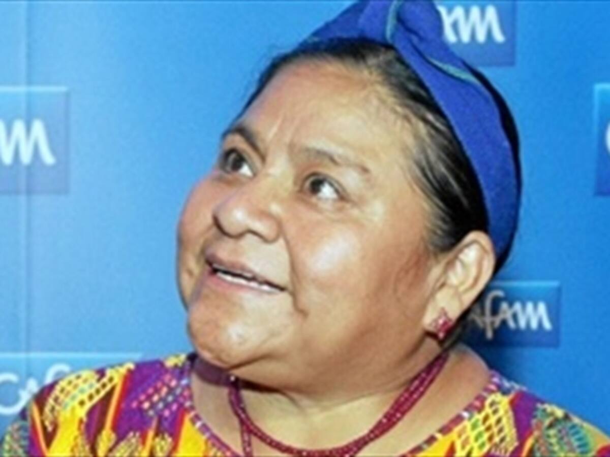 "Otto Pérez es un delincuente declarado": Rigoberta Menchú