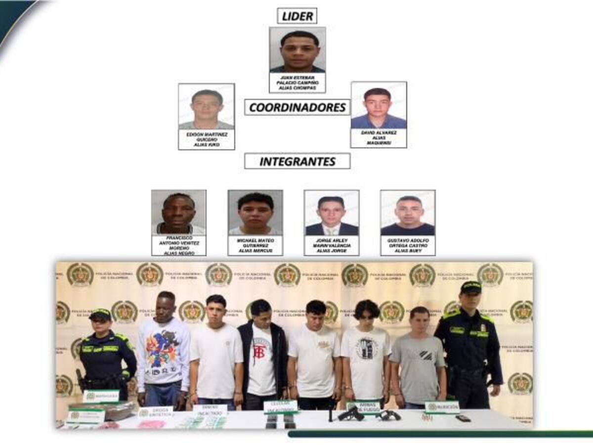 Capturan a siete fleteros, responsables de 17 casos en Medellín y su Área Metropolitana