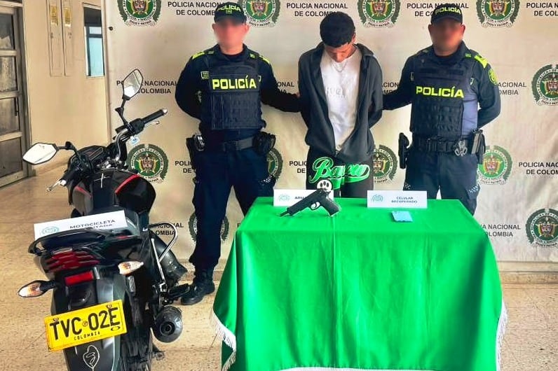 La Policía interceptó a dos sujetos que presuntamente acababan de cometer un hurto en Zaragocilla