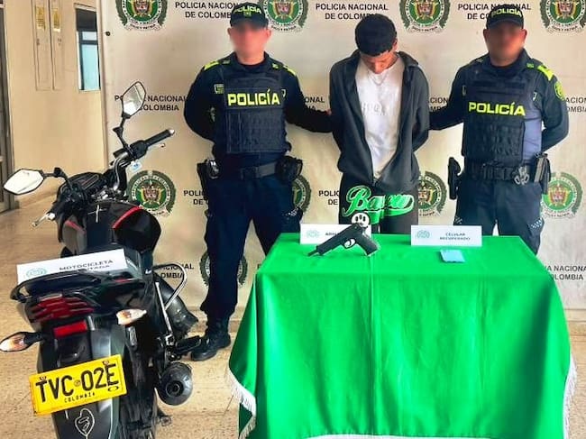 La Policía interceptó a dos sujetos que presuntamente acababan de cometer un hurto en Zaragocilla
