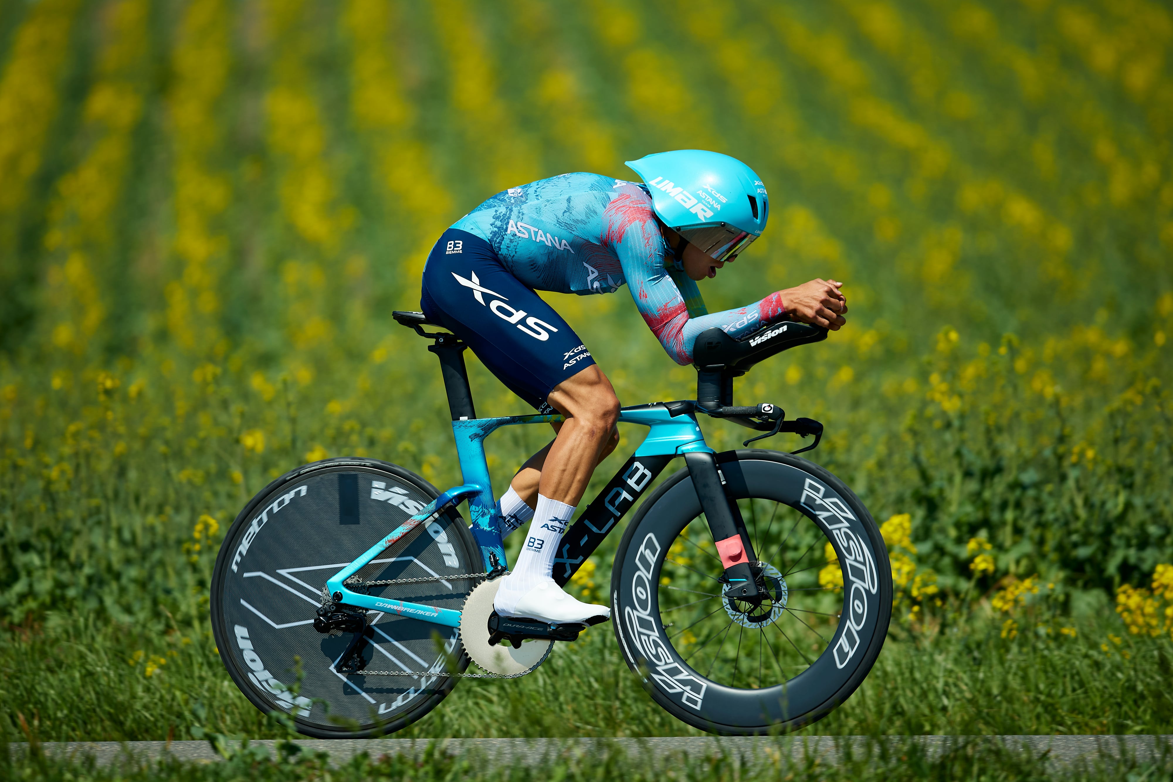 Harold Tejada, pedalista colombiano. (Photo by Ion Alcoba Beitia/Getty Images)