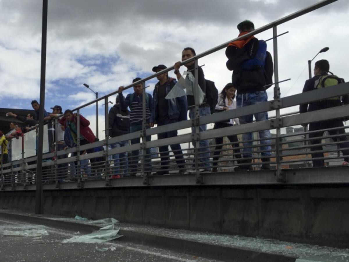 Daños por protestas en Transmilenio ascienden los 180 millones de pesos