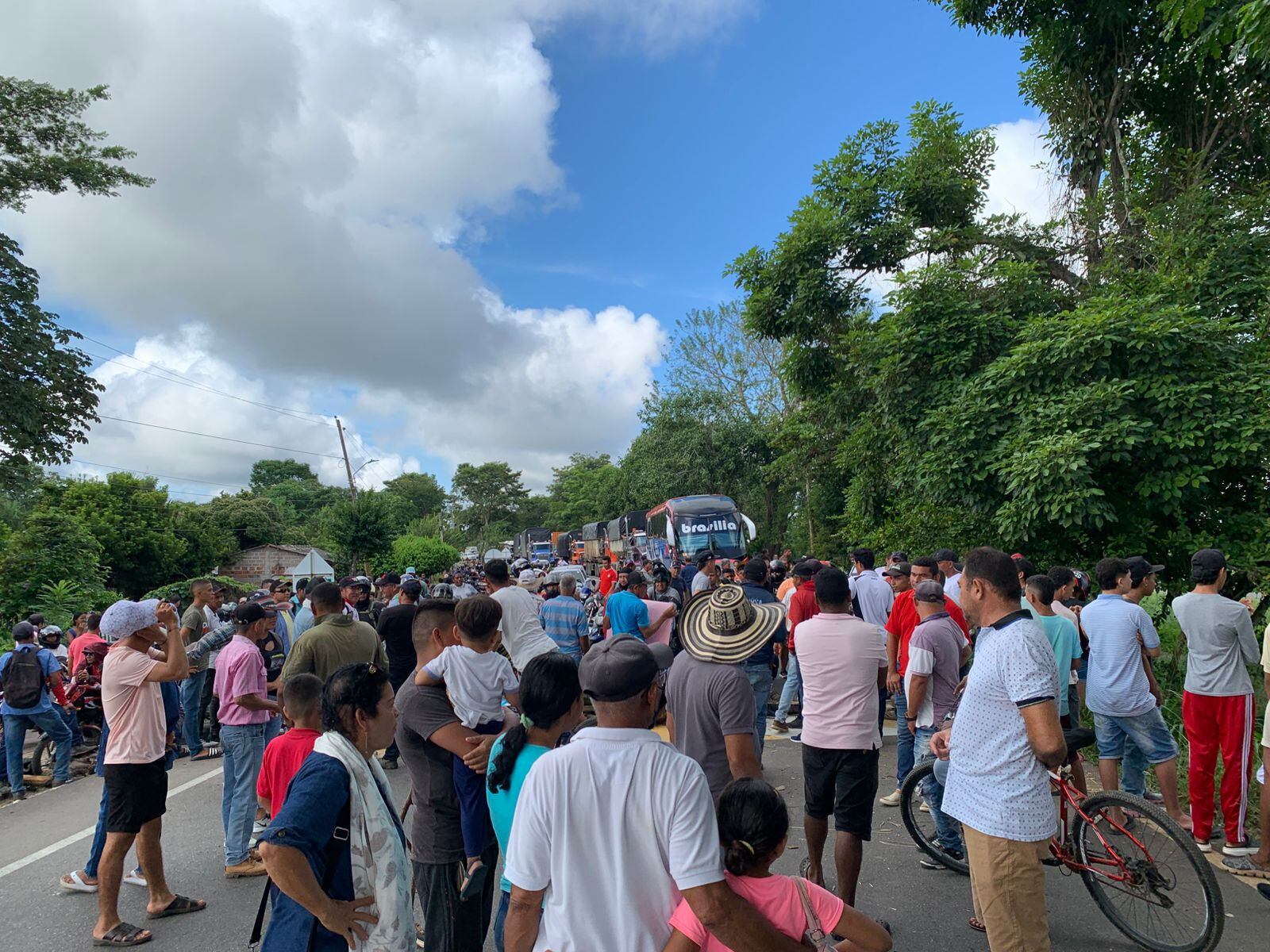 Protesta social en Montería.
