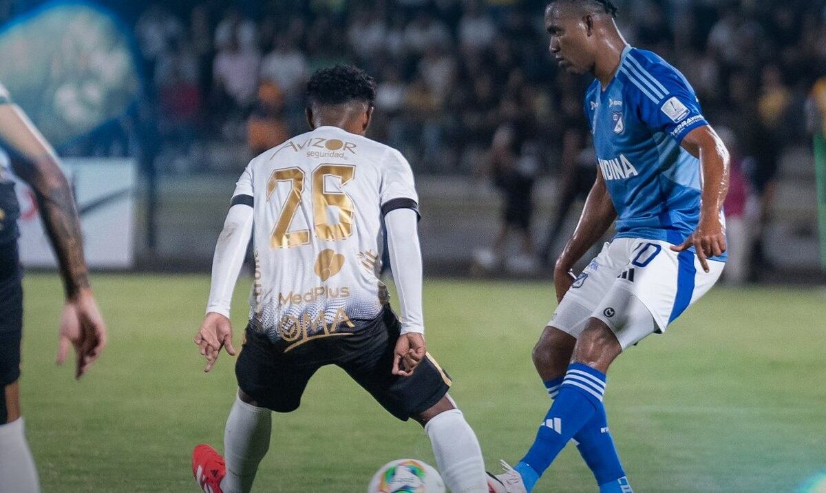 Millonarios no sostuvo el resultado en Villavicencio: Llaneros le empató 2-2 con gol a último minuto. Foto: Millonarios Twitter.